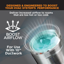 Load image into Gallery viewer, INDUCTOR® 10" CORDED AXIAL IN-LINE BOOSTER DUCT FAN | DB210C