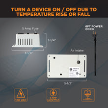 Load image into Gallery viewer, DUCTSTAT® PLUG-IN TEMPERATURE SENSITIVE SWITCH™ | DS100