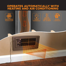 Load image into Gallery viewer, FLUSH FIT™ SMART REGISTER BOOSTER™ WITH ADAPTOR PLATE | HC500-BPL (BROWN)