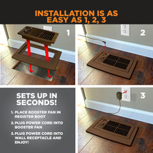 Load image into Gallery viewer, FLUSH FIT™ SMART REGISTER BOOSTER™ WITH ADAPTOR PLATE | HC500-BPL (BROWN)