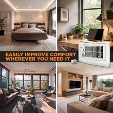 Load image into Gallery viewer, FLUSH FIT™ SMART REGISTER BOOSTER™ WITH ADAPTOR PLATE | HC500-WPL (WHITE)