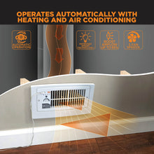 Load image into Gallery viewer, FLUSH FIT™ SMART REGISTER BOOSTER™ WITH ADAPTOR PLATE | HC500-WPL (WHITE)