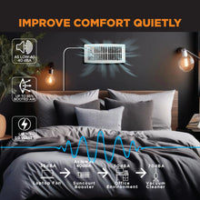 Load image into Gallery viewer, FLUSH FIT™ SMART REGISTER BOOSTER™ FAN | HC500-W (WHITE)