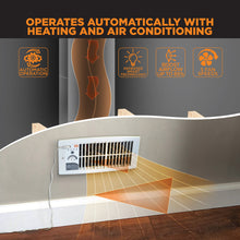 Load image into Gallery viewer, FLUSH FIT™ SMART REGISTER BOOSTER™ FAN | HC500-W (WHITE)