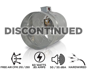 INDUCTOR® 8" 2-SPEED AXIAL IN-LINE BOOSTER DUCT FAN | DB308E