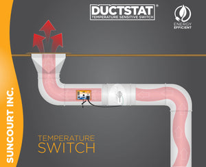 DUCTSTAT® PLUG-IN TEMPERATURE SENSITIVE SWITCH™ | DS100