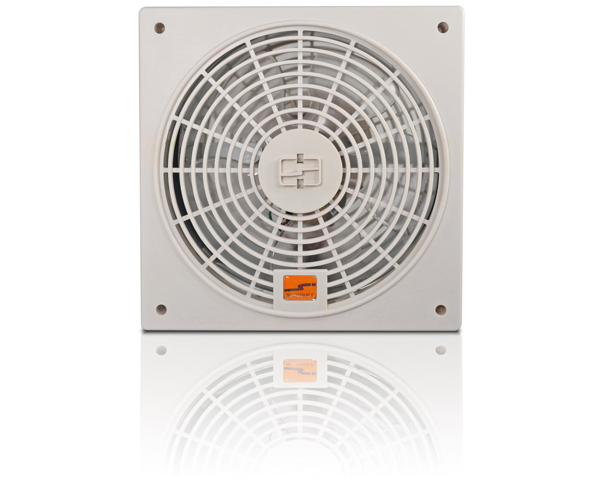 THRUWALL™ 2SPEED ROOM TO ROOM TRANSFER FAN W/ AIRFLOW ADAPTOR PLATES
