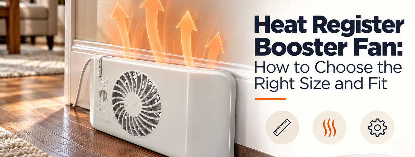 Heat Register Booster Fan: How to Choose the Right Size and Fit