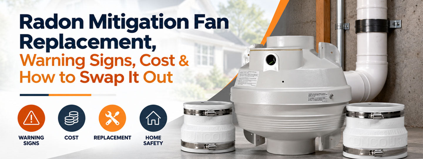 Radon Mitigation Fan Replacement, Warning Signs, Cost & How to Swap It Out