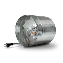 Load image into Gallery viewer, INDUCTOR® 8&quot; CORDED AXIAL IN-LINE BOOSTER DUCT FAN | DB208C