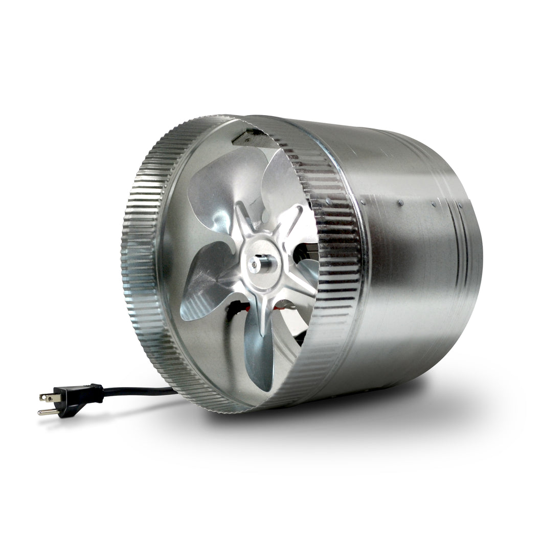 exhaust booster box INDUCTOR® 10" CORDED AXIAL IN-LINE BOOSTER DUCT FAN
