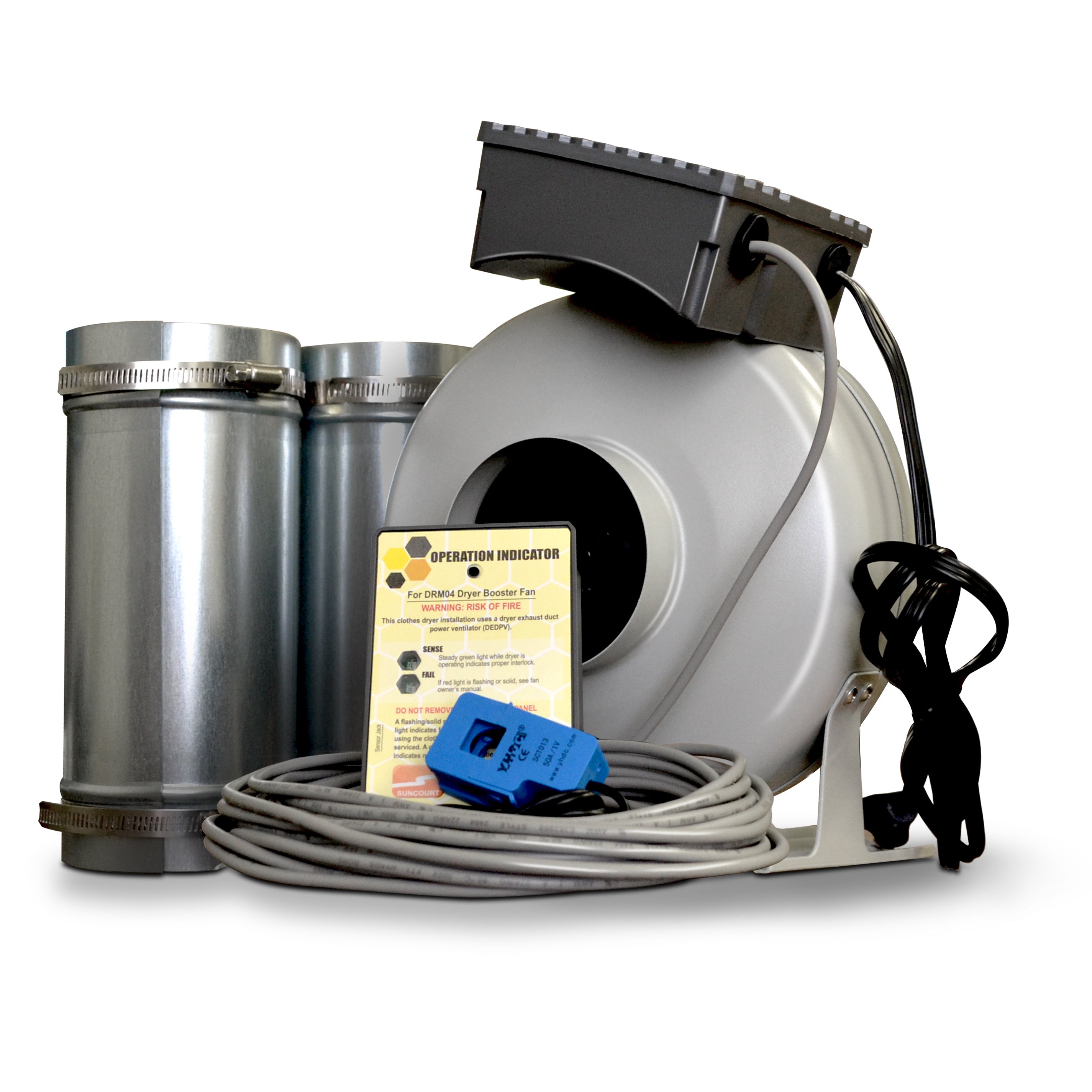 DEDPV Dryer booster fan dryer exhaust duct power ventilator