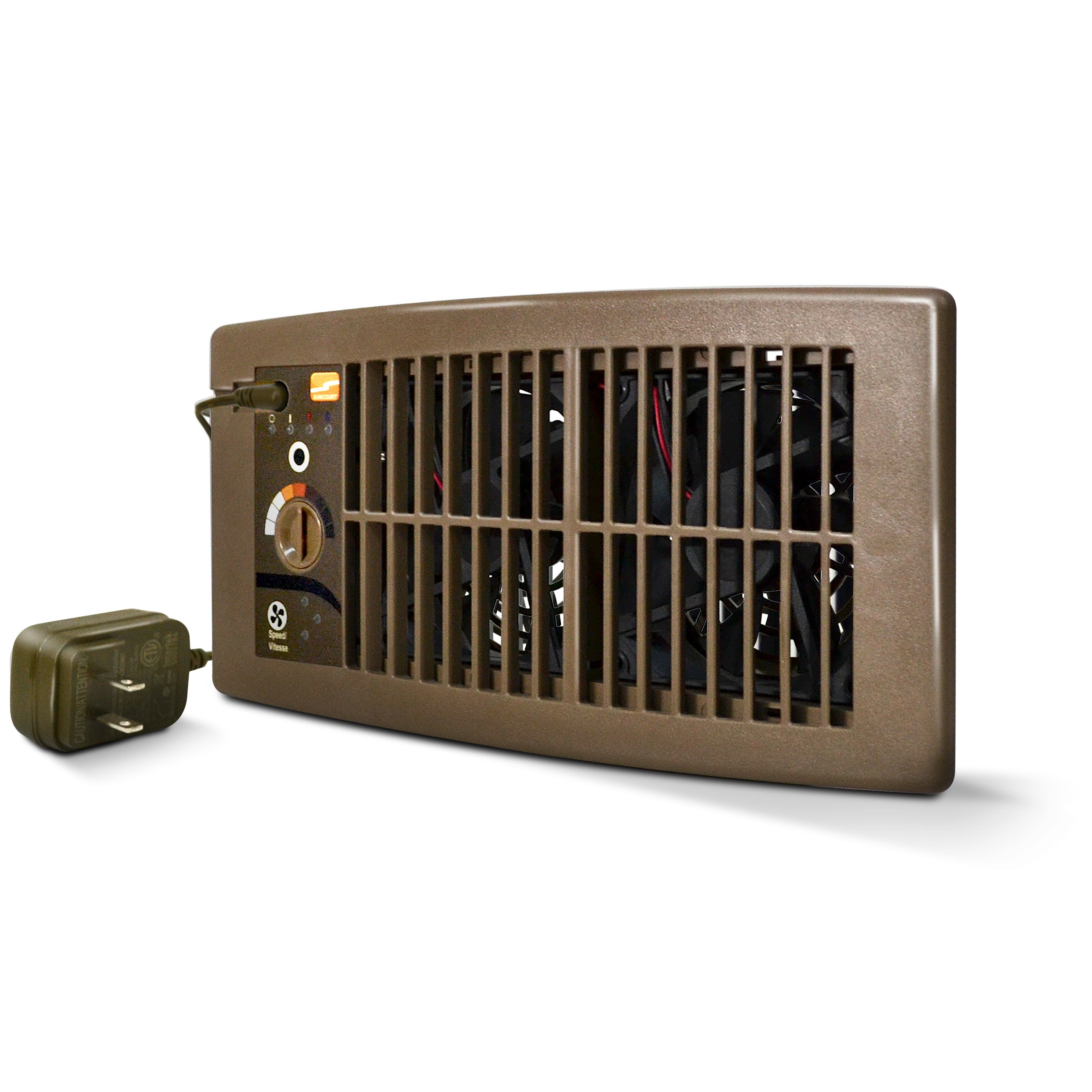 FLUSH FIT™ SMART REGISTER BOOSTER™ FAN | HC500-B (BROWN