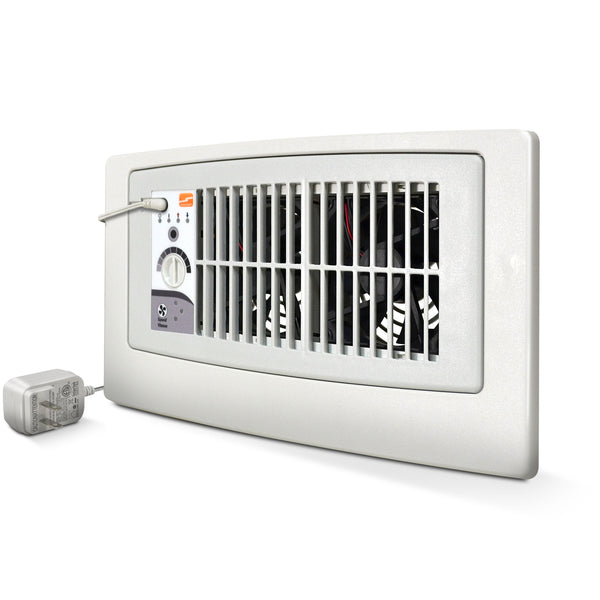 FLUSH FIT™ SMART REGISTER BOOSTER™ WITH ADAPTOR PLATE | HC500-WPL (WHITE)