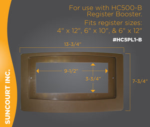 FLUSH FIT™ ADAPTOR PLATE | HC5PL1-B (BROWN)