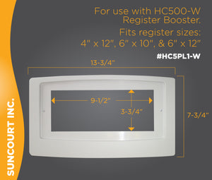 FLUSH FIT™ ADAPTOR PLATE | HC5PL1-W (WHITE)