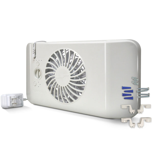 EQUALIZER® EZ8 SMART REGISTER BOOSTER FAN WITH WALL MOUNT KIT | HC600-WK