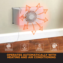 Load image into Gallery viewer, EQUALIZER® EZ8 SMART REGISTER BOOSTER FAN WITH WALL MOUNT KIT | HC600-WK
