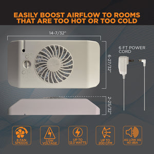 EQUALIZER® EZ8 SMART REGISTER BOOSTER FAN | HC600