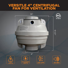 Load image into Gallery viewer, CENTRAX® 4&quot; IN-LINE CENTRIFUGAL FAN | TF104