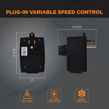 Load image into Gallery viewer, PLUG-IN VARIABLE SPEED CONTROL | VS200