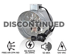 Load image into Gallery viewer, INDUCTOR® 6&quot; AXIAL IN-LINE BOOSTER DUCT FAN| DB206-CRD
