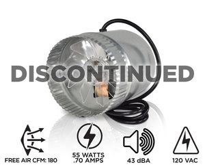 INDUCTOR® 6" HIGH CFM CORDED AXIAL IN-LINE BOOSTER DUCT FAN | DB6GTC