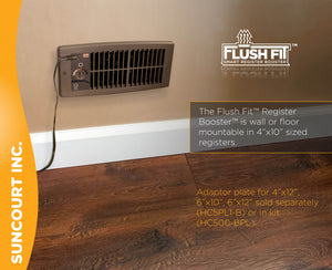 FLUSH FIT™ SMART REGISTER BOOSTER™ FAN | HC500-B (BROWN)