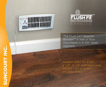Load image into Gallery viewer, FLUSH FIT™ SMART REGISTER BOOSTER™ FAN | HC500-W (WHITE)