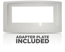 Load image into Gallery viewer, FLUSH FIT™ SMART REGISTER BOOSTER™ WITH ADAPTOR PLATE | HC500-WPL (WHITE)